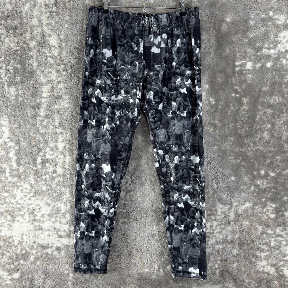Burton Size XL Dryride Graphic Stretch Casual Leggings Gray Pants